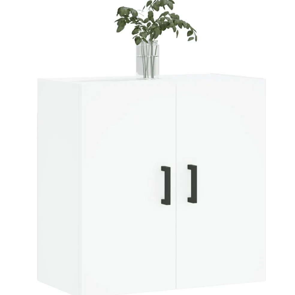 vidaXL Wandkast 60x31x60 cm bewerkt hout wit