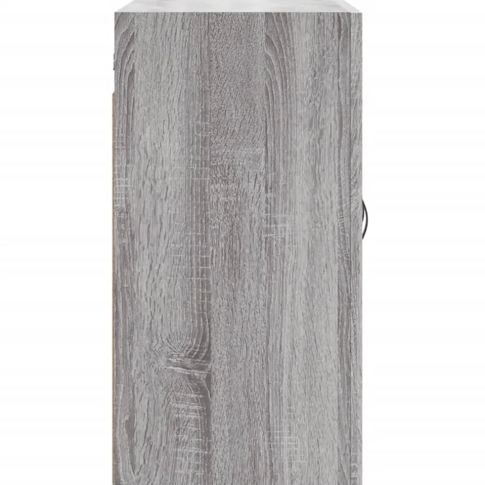 vidaXL Wandkast 60x31x60 cm bewerkt hout grijs sonoma eikenkleurig