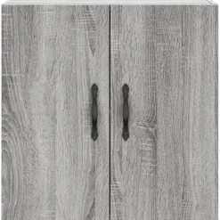 vidaXL Wandkast 60x31x60 cm bewerkt hout grijs sonoma eikenkleurig