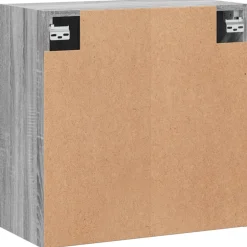 vidaXL Wandkast 60x31x60 cm bewerkt hout grijs sonoma eikenkleurig