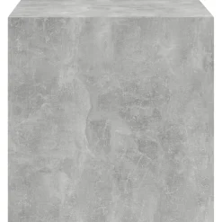 vidaXL Wandkast 37x37x37 cm bewerkt hout betongrijs