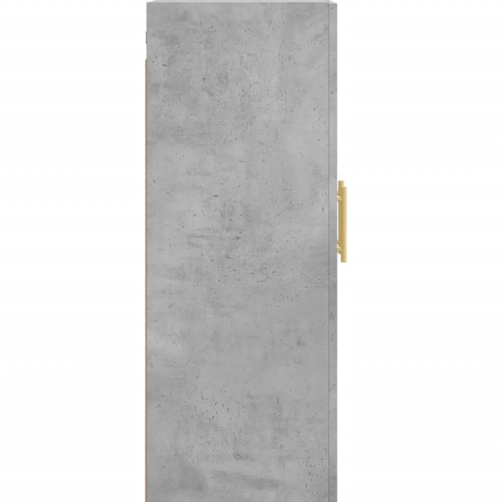 vidaXL Wandkast 69,5x34x90 cm bewerkt hout betongrijs