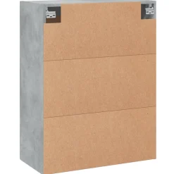 vidaXL Wandkast 69,5x34x90 cm bewerkt hout betongrijs
