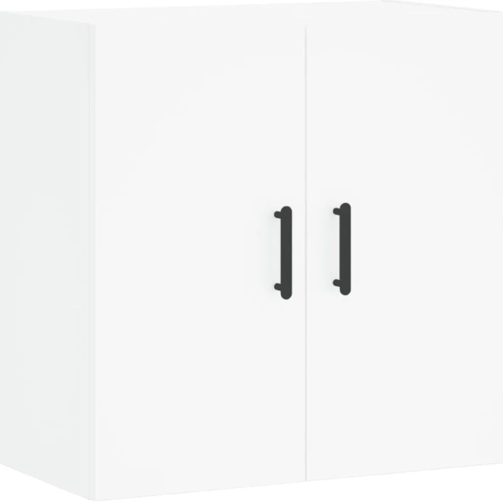 vidaXL Wandkast 60x31x60 cm bewerkt hout wit
