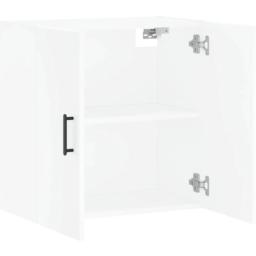 vidaXL Wandkast 60x31x60 cm bewerkt hout wit