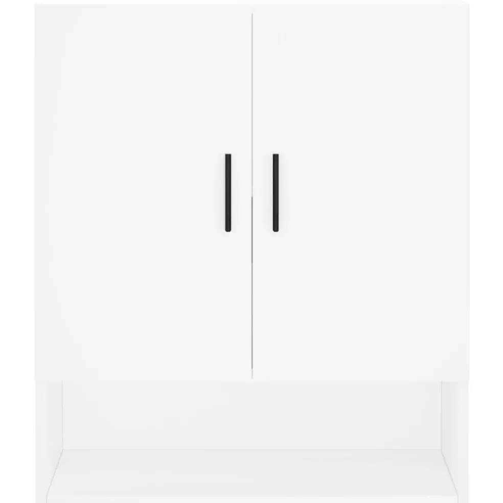 vidaXL Wandkast 60x31x70 cm bewerkt hout wit