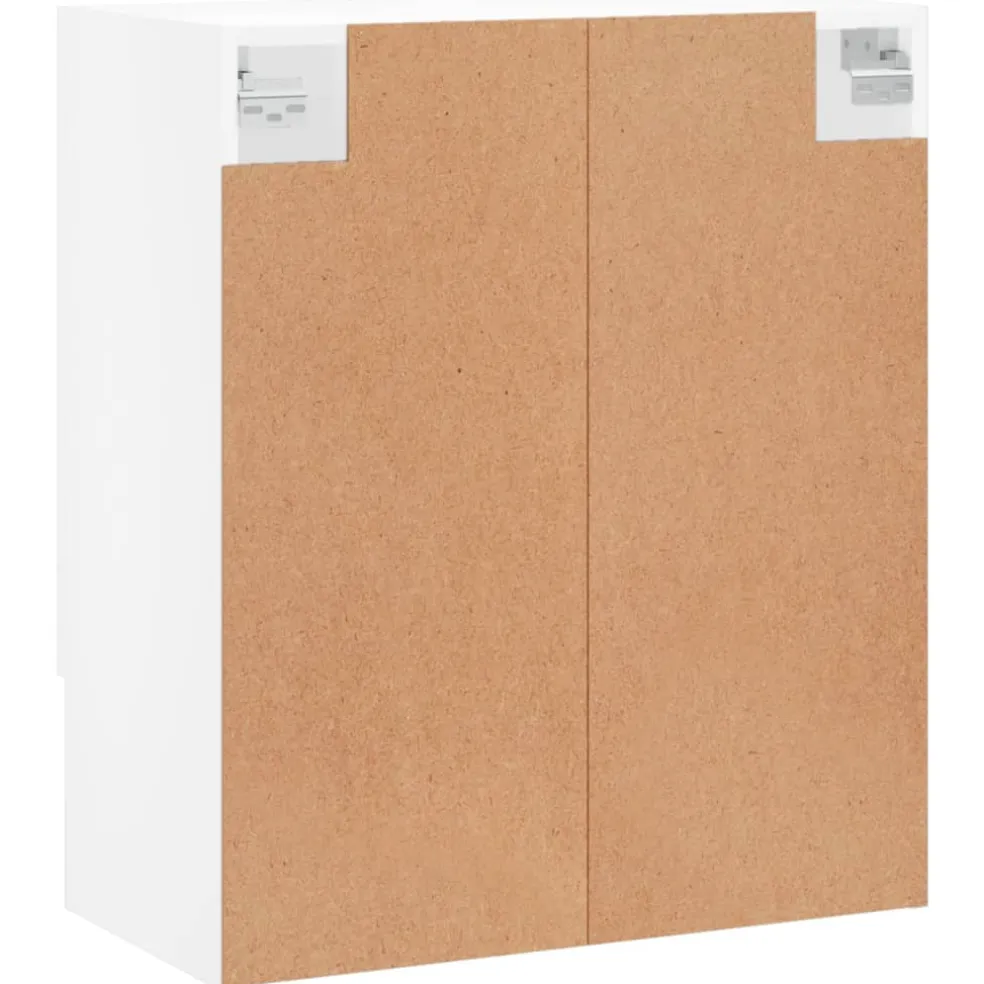 vidaXL Wandkast 60x31x70 cm bewerkt hout wit
