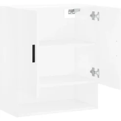 vidaXL Wandkast 60x31x70 cm bewerkt hout wit
