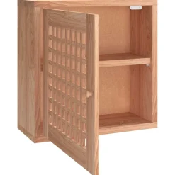 vidaXL Wandkast 42x18x42 cm massief walnotenhout