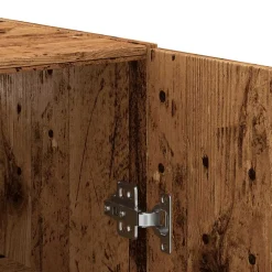 vidaXL Wandkast 69,5x34x90 cm oud houtkleurig