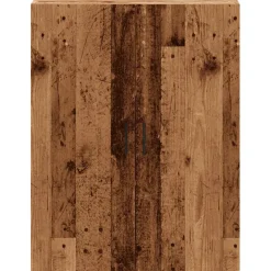 vidaXL Wandkast 69,5x34x90 cm oud houtkleurig