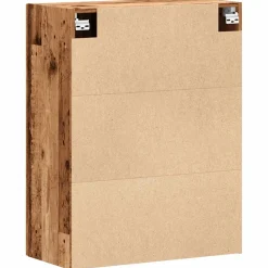 vidaXL Wandkast 69,5x34x90 cm oud houtkleurig