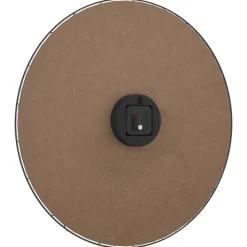 vidaXL Wandklok Ø50 cm bewerkt hout geel en zwart