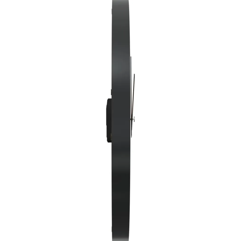 vidaXL Wandklok Ø35 cm ijzer en olijfhout bruin