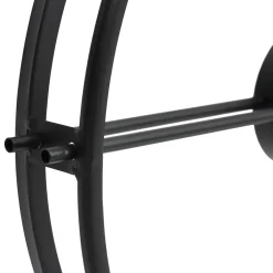 vidaXL Wandklok 52 cm ijzer zwart