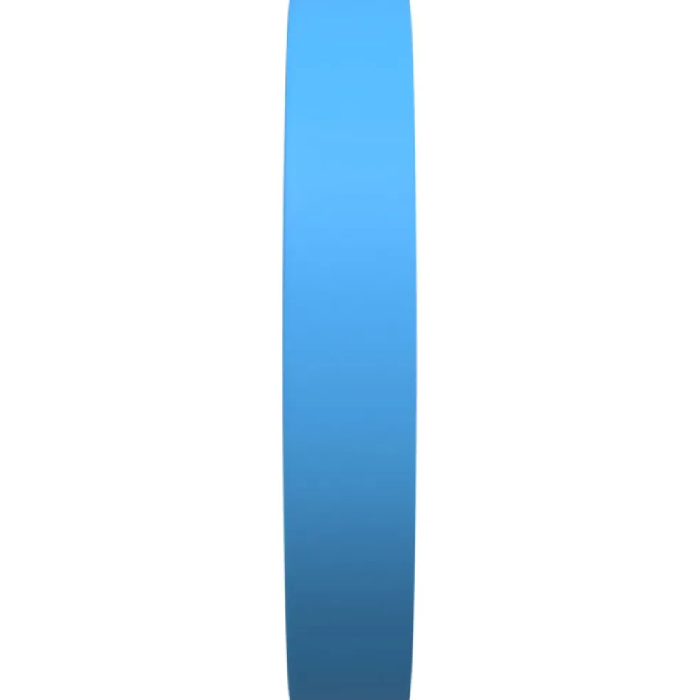 vidaXL Wandklok Ø25,5 cm polystyreen en glas blauw