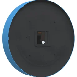 vidaXL Wandklok Ø25,5 cm polystyreen en glas blauw