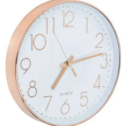 vidaXL Wandklok 30 cm roségoud