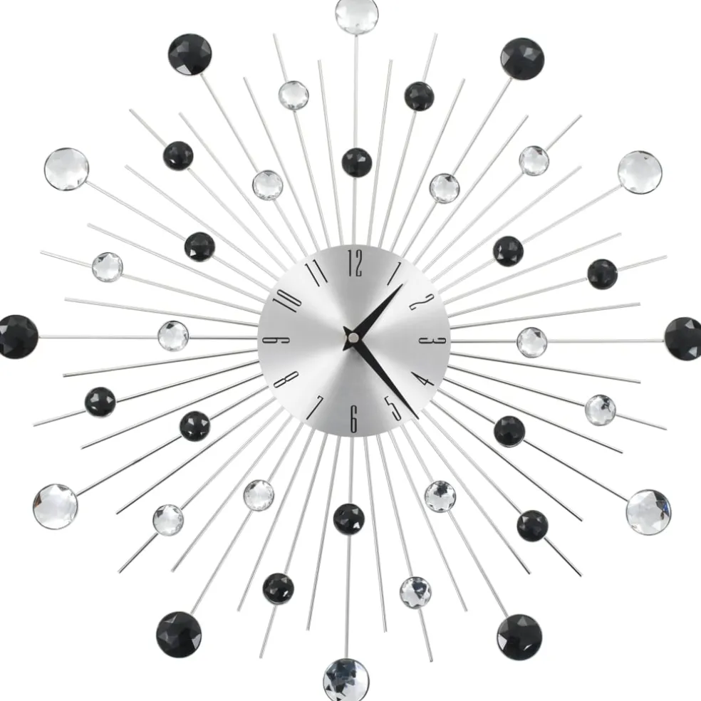 vidaXL Wandklok met quartz-mechanisme 50 cm modern ontwerp