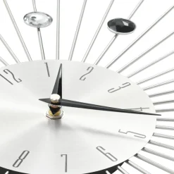 vidaXL Wandklok met quartz-mechanisme 50 cm modern ontwerp