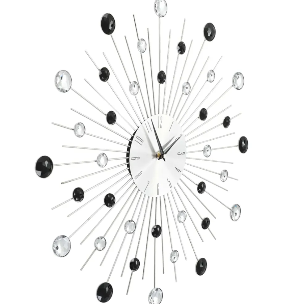 vidaXL Wandklok met quartz-mechanisme 50 cm modern ontwerp