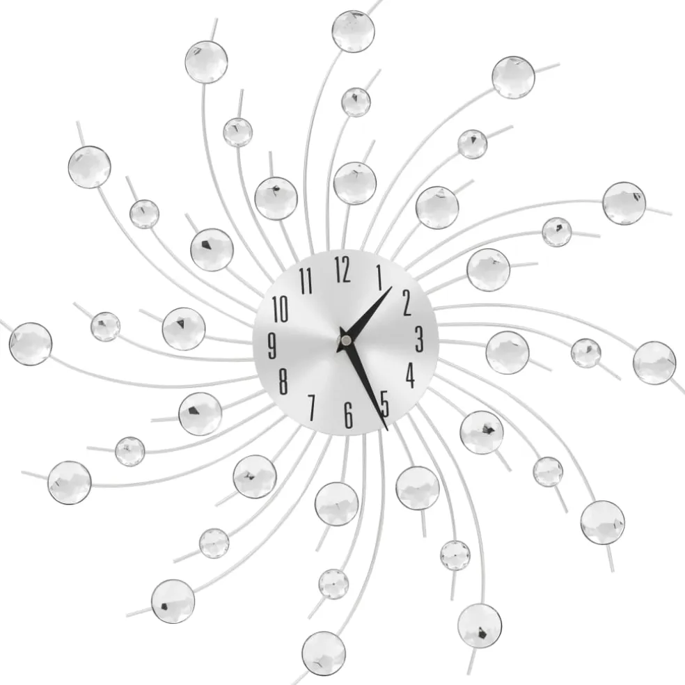 vidaXL Wandklok met quartz-mechanisme 50 cm modern ontwerp