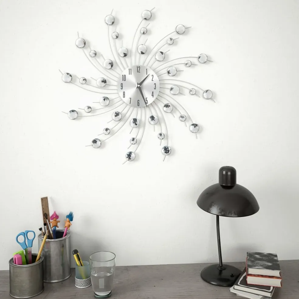 vidaXL Wandklok met quartz-mechanisme 50 cm modern ontwerp