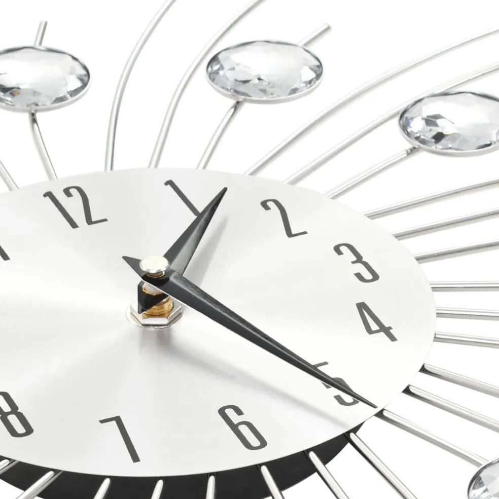 vidaXL Wandklok met quartz-mechanisme 50 cm modern ontwerp