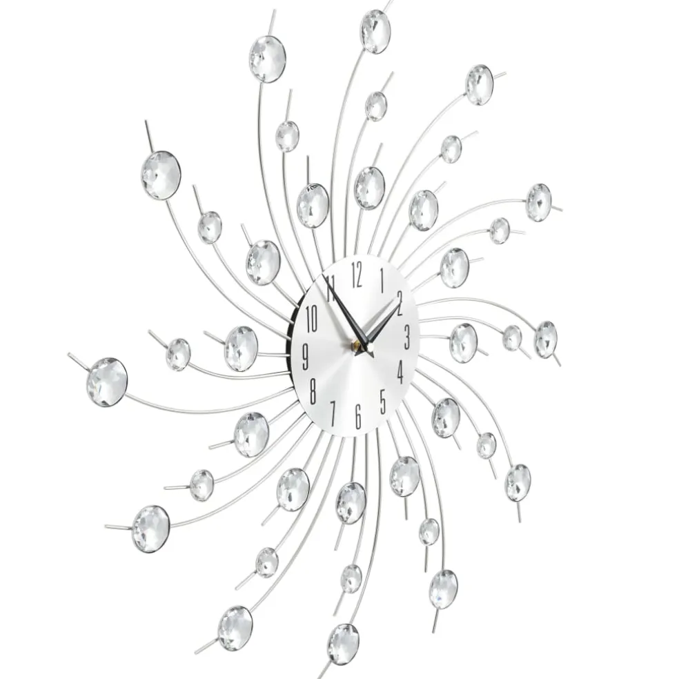 vidaXL Wandklok met quartz-mechanisme 50 cm modern ontwerp