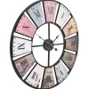 vidaXL Wandklok vintage-stijl quartz-mechanisme XXL 60 cm metaal
