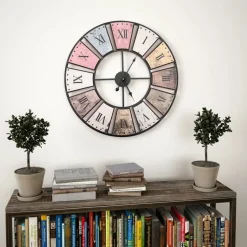 vidaXL Wandklok vintage stijl 30 cm UK