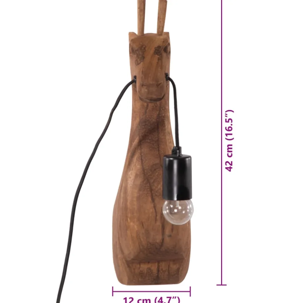 vidaXL Wandlamp dierenvorm 25 W 12x12x42 cm E27