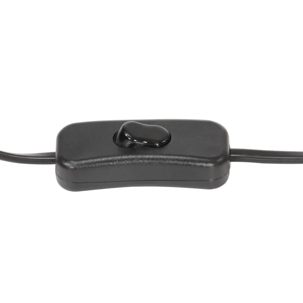 vidaXL Wandlamp industrieel rond E27 zilverkleurig
