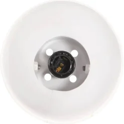 vidaXL Wandlamp industrieel E27 45x25 cm wit