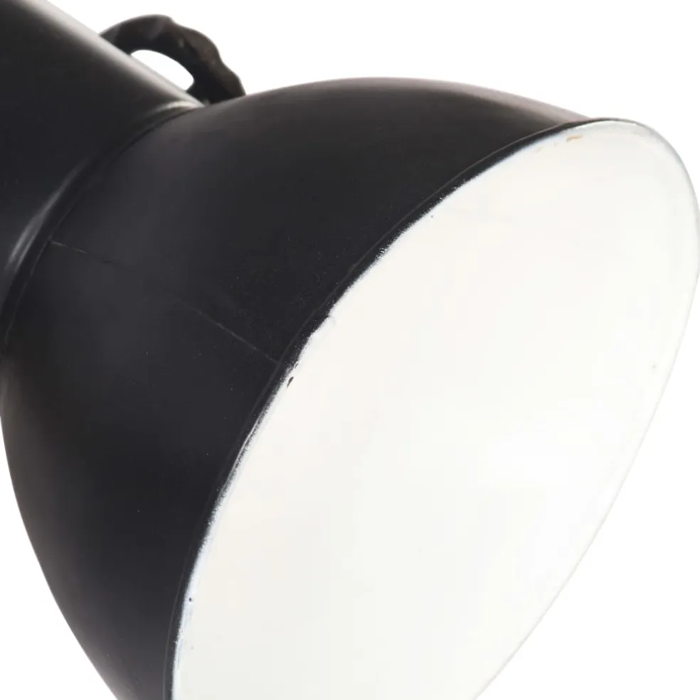 vidaXL Wandlamp industrieel E27 65x25 cm zwart