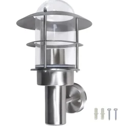 vidaXL Wandlamp roestvrijstaal