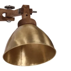 vidaXL Wandlamp 25 W E27 antiek messingkleurig
