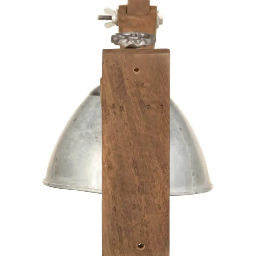 vidaXL Wandlamp 25 W E27 vintage zilverkleurig