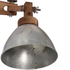 vidaXL Wandlamp 25 W E27 vintage zilverkleurig