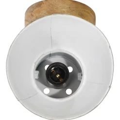 vidaXL Wandlamp 25 W E27 11,5x11,5x25 cm verweerd blauw