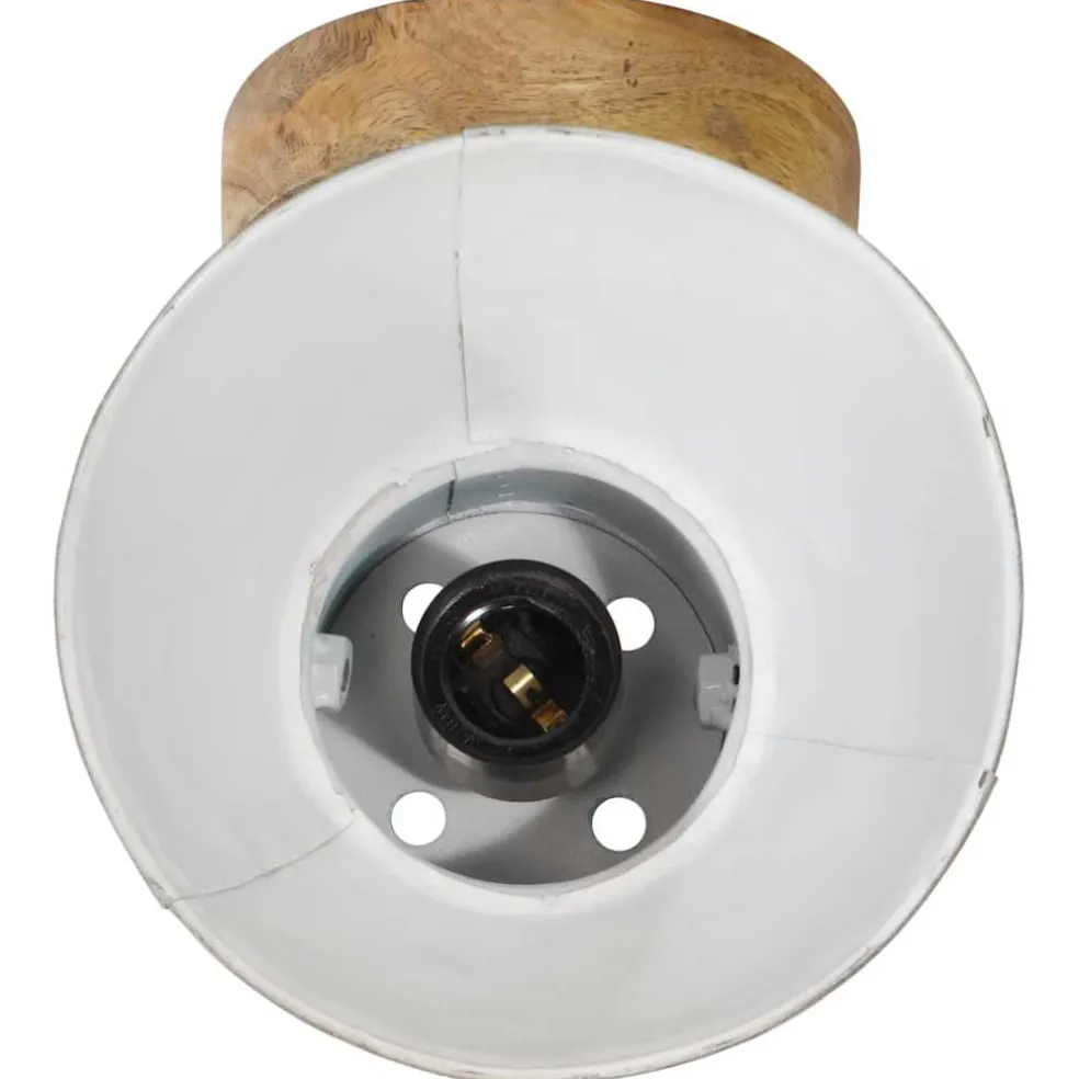 vidaXL Wandlamp 25 W E27 11,5x11,5x25 cm verweerd blauw
