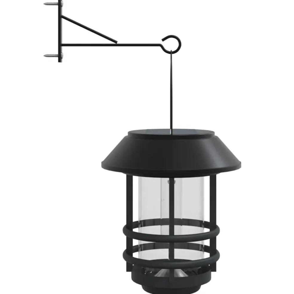 vidaXL Wandlantaarns voor buiten 2 st solar wit