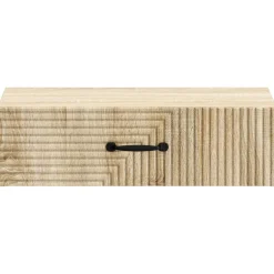 vidaXL Wandmontage Zijtafel 59 x 34,5 x 17 cm Bewerkt hout