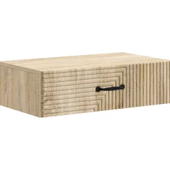 vidaXL Wandmontage Zijtafel 59 x 34,5 x 17 cm Bewerkt hout