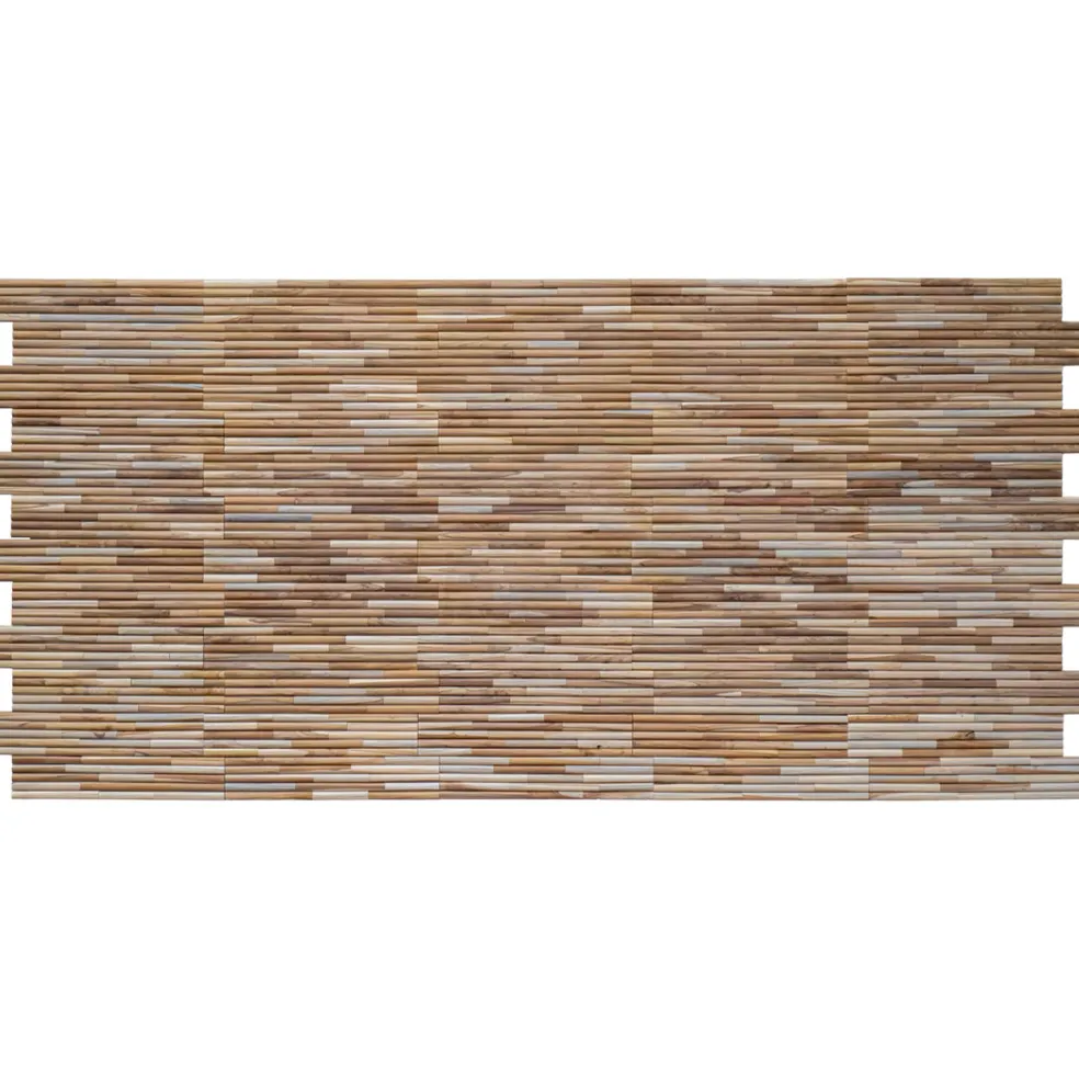 vidaXL Wandpaneel 10 st Naturel 55 x 20 x 2 cm