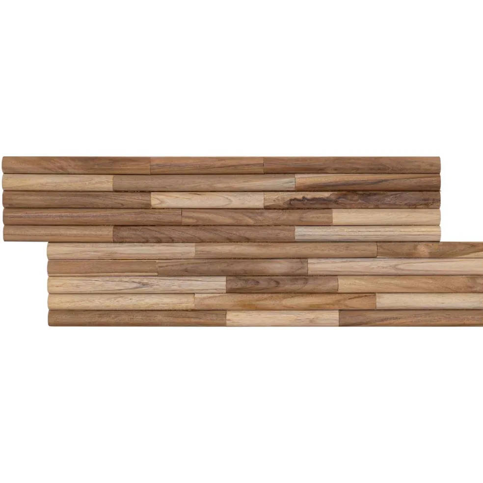 vidaXL Wandpaneel 10 st Naturel 55 x 20 x 2 cm