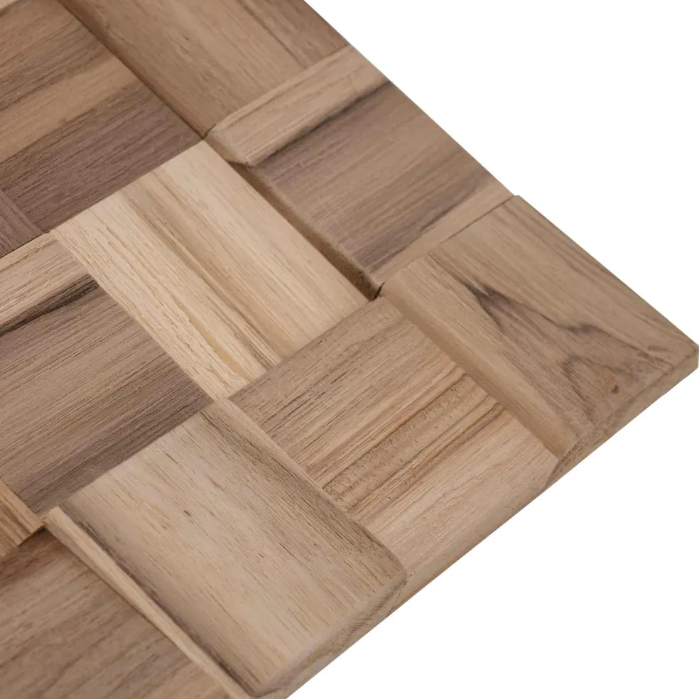 vidaXL Wandpaneel 11 st Naturel 30 x 30 x 2 cm