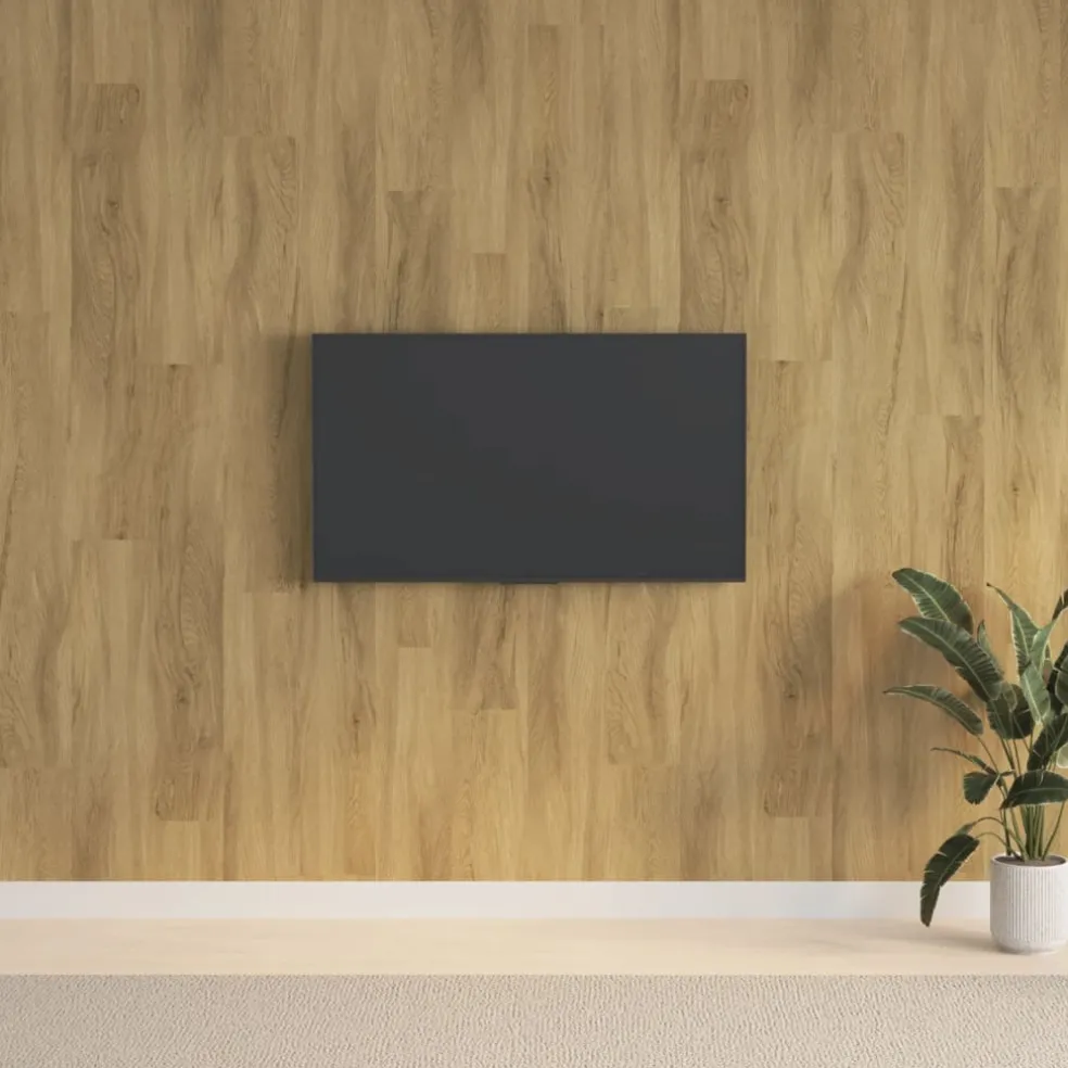 vidaXL Wandpanelen 15 st Eikenhout PVC