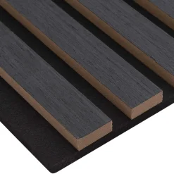 vidaXL Wandpanelen 2 st 60,5 x 60 cm Antracietkleurig