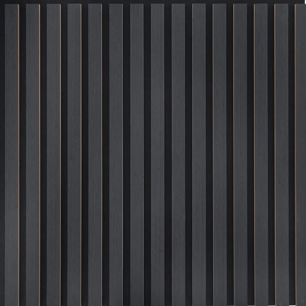 vidaXL Wandpanelen 2 st 60,5 x 60 cm Antracietkleurig
